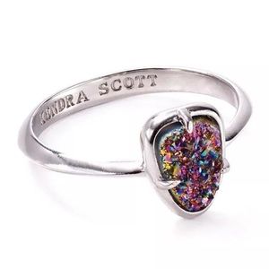 Kendra Scott “Haylee” Ring in Iridescent Drusy